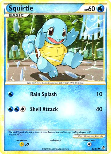 63 / 95 Squirtle comune (EN) -NEAR MINT-