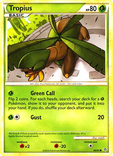 66 / 95 Tropius comune (EN) -NEAR MINT-