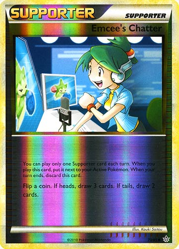 73 / 95 Emcee's Chatter non comune foil reverse (EN) -NEAR MINT-