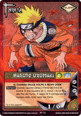 NI25 Naruto Uzumaki comune -NEAR MINT-