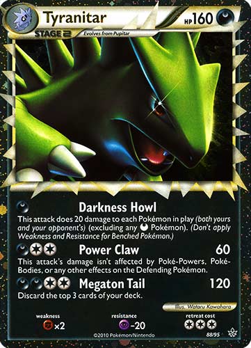 88 / 95 Tyranitar rara prime foil (EN) -NEAR MINT-