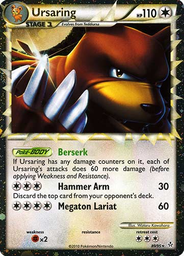 89 / 95 Ursaring rara prime foil (EN) -NEAR MINT-