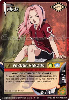 NI27 Sakura Haruno comune -NEAR MINT-