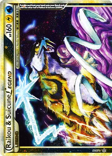 92 / 95 Raikou & Suicune Legend rara foil (EN) -NEAR MINT-