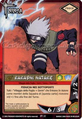 NI37 Kakashi Hatake comune -NEAR MINT-