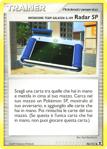 096 / 111 Invenzione Team Galassia G-109 Radar SP non comune (IT) -NEAR MINT-