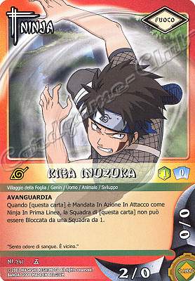 NI-241 Kiba Inuzuka comune -NEAR MINT-