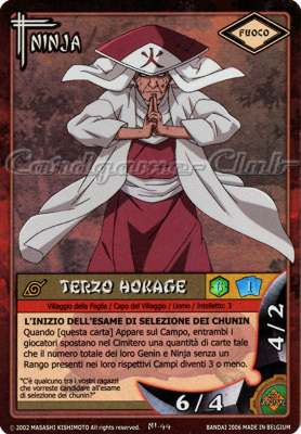 NI44 Terzo Hokage rara foil -NEAR MINT-