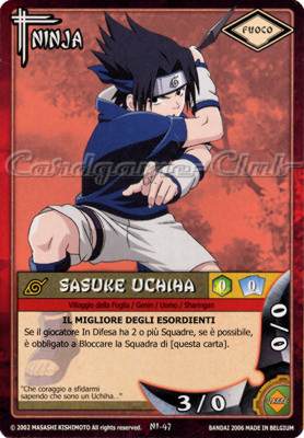 NI47 Sasuke Uchiha comune -NEAR MINT-