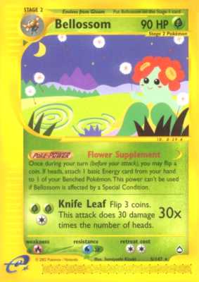 005 / 147 Bellossom rara (EN) -NEAR MINT-