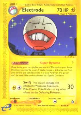 008 / 147 Electrode rara (EN) -NEAR MINT-