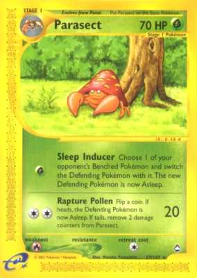 027 / 147 Parasect rara (EN) -NEAR MINT-