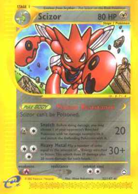 032 / 147 Scizor rara (EN) -NEAR MINT-