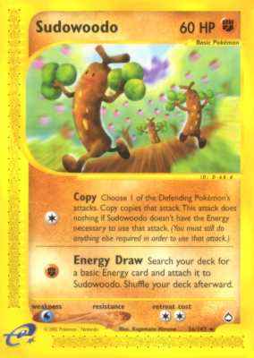 036 / 147 Sudowoodo rara (EN) -NEAR MINT-