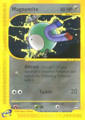 052 / 147 Magnemite non comune (EN) -NEAR MINT-