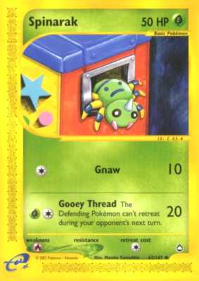 062 / 147 Spinarak non comune (EN) -NEAR MINT-