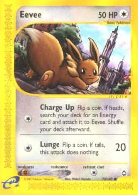 075 / 147 Eevee comune (EN) -NEAR MINT-