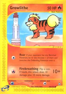 080 / 147 Growlithe comune (EN) -NEAR MINT-
