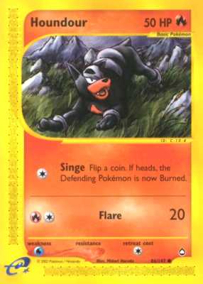 086 / 147 Houndour comune (EN) -NEAR MINT-