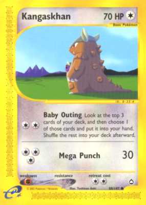 088 / 147 Kangaskhan comune (EN) -NEAR MINT-
