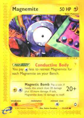 091 / 147 Magnemite comune (EN) -NEAR MINT-