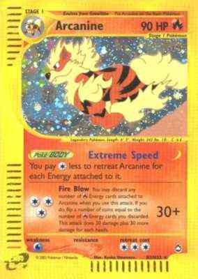 H02 / H32 Arcanine rara foil (EN) -NEAR MINT-