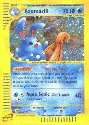 H04 / H32 Azumarill rara foil (EN) -NEAR MINT-