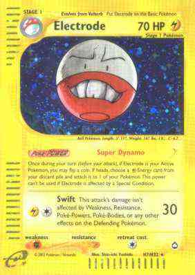 H07 / H32 Electrode rara foil (EN)  -GOOD-