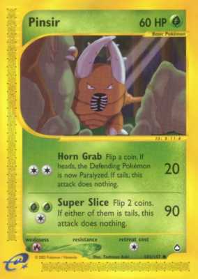 101 / 147 Pinsir comune (EN) -NEAR MINT-