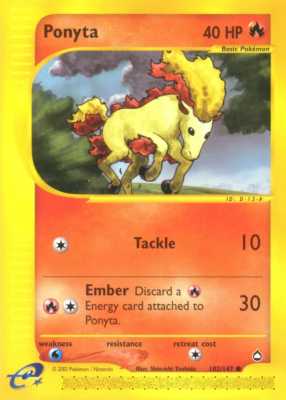 102 / 147 Ponyta comune (EN) -NEAR MINT-
