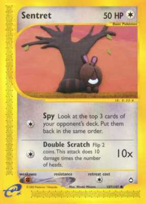 107 / 147 Sentret comune (EN) -NEAR MINT-