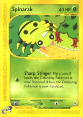 111 / 147 Spinarak comune (EN) -NEAR MINT-