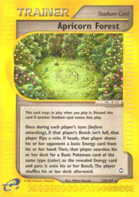 118 / 147 Apricorn Forest rara (EN) -NEAR MINT-