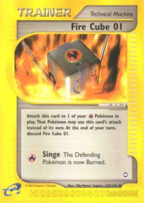 122 / 147 Fire Cube 01 non comune (EN) -NEAR MINT-