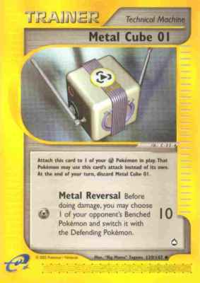 129 / 147 Metal Cube 01 non comune (EN) -NEAR MINT-