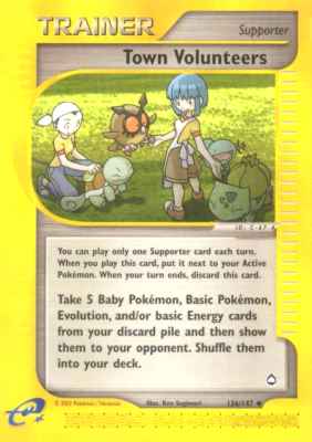 136 / 147 Town Volunteers non comune (EN) -NEAR MINT-