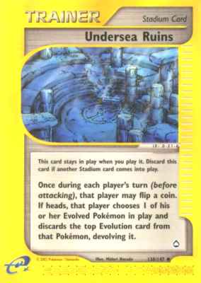 138 / 147 Undersea Ruins non comune (EN) -NEAR MINT-