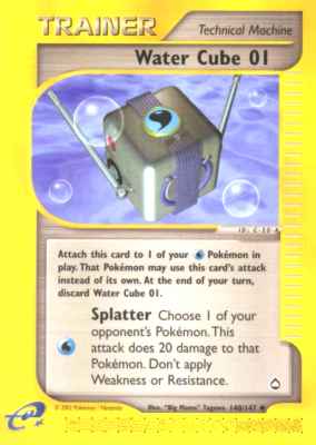 140 / 147 Water Cube 01 non comune (EN) -NEAR MINT-