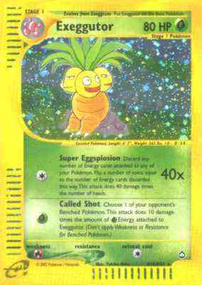 H10 / H32 Exeggutor rara foil (EN) -NEAR MINT-