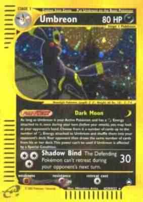 H29 / H32 Umbreon rara foil (EN)  -GOOD-