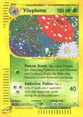 H31 / H32 Vileplume rara foil (EN) -NEAR MINT-