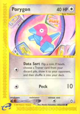 103a / 147 Porygon comune (EN) -NEAR MINT-