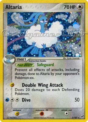 001 / 107 Altaria rara foil (EN) -NEAR MINT-