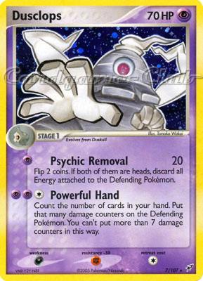 007 / 107 Dusclops rara foil (EN) -NEAR MINT-
