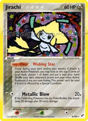 009 / 107 Jirachi rara foil (EN) -NEAR MINT-