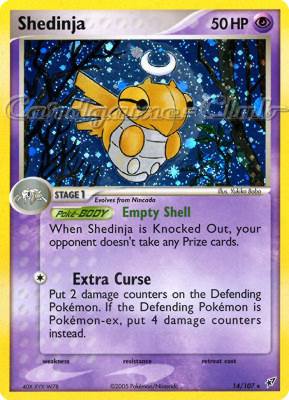 014 / 107 Shedinja rara foil (EN) -NEAR MINT-