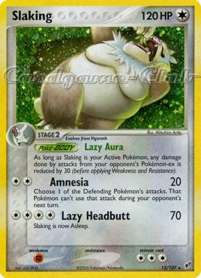 015 / 107 Slaking rara foil (EN) -NEAR MINT-