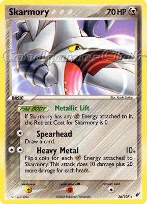 026 / 107 Skarmory rara (EN) -NEAR MINT-