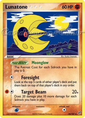 036 / 107 Lunatone non comune (EN) -NEAR MINT-