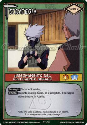 ST38 Insegnamento del precedente Hokage non comune -NEAR MINT-